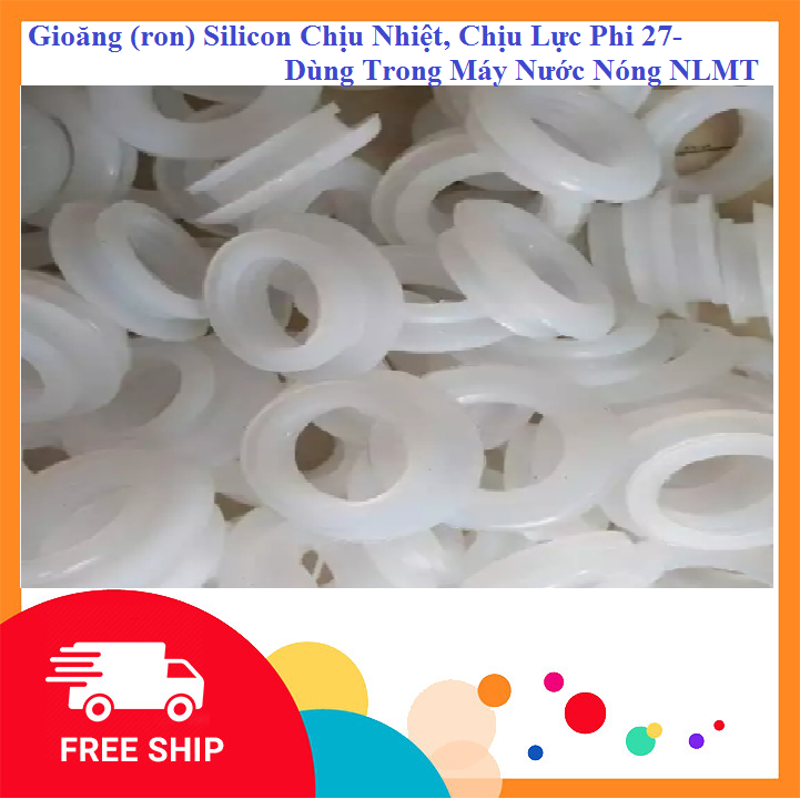 Gioăng silicon chịu nhiệt phi 27 dùng trong máy nước nóng nlmt
