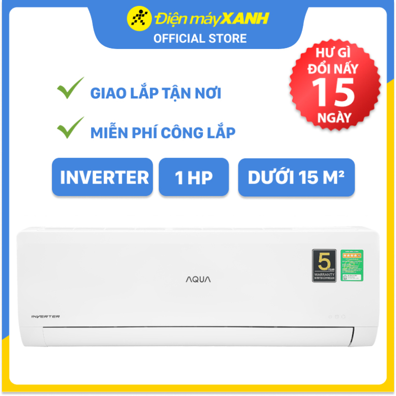 Bảng giá Máy lạnh Aqua Inverter 1HP AQA-KCRV10WNZA