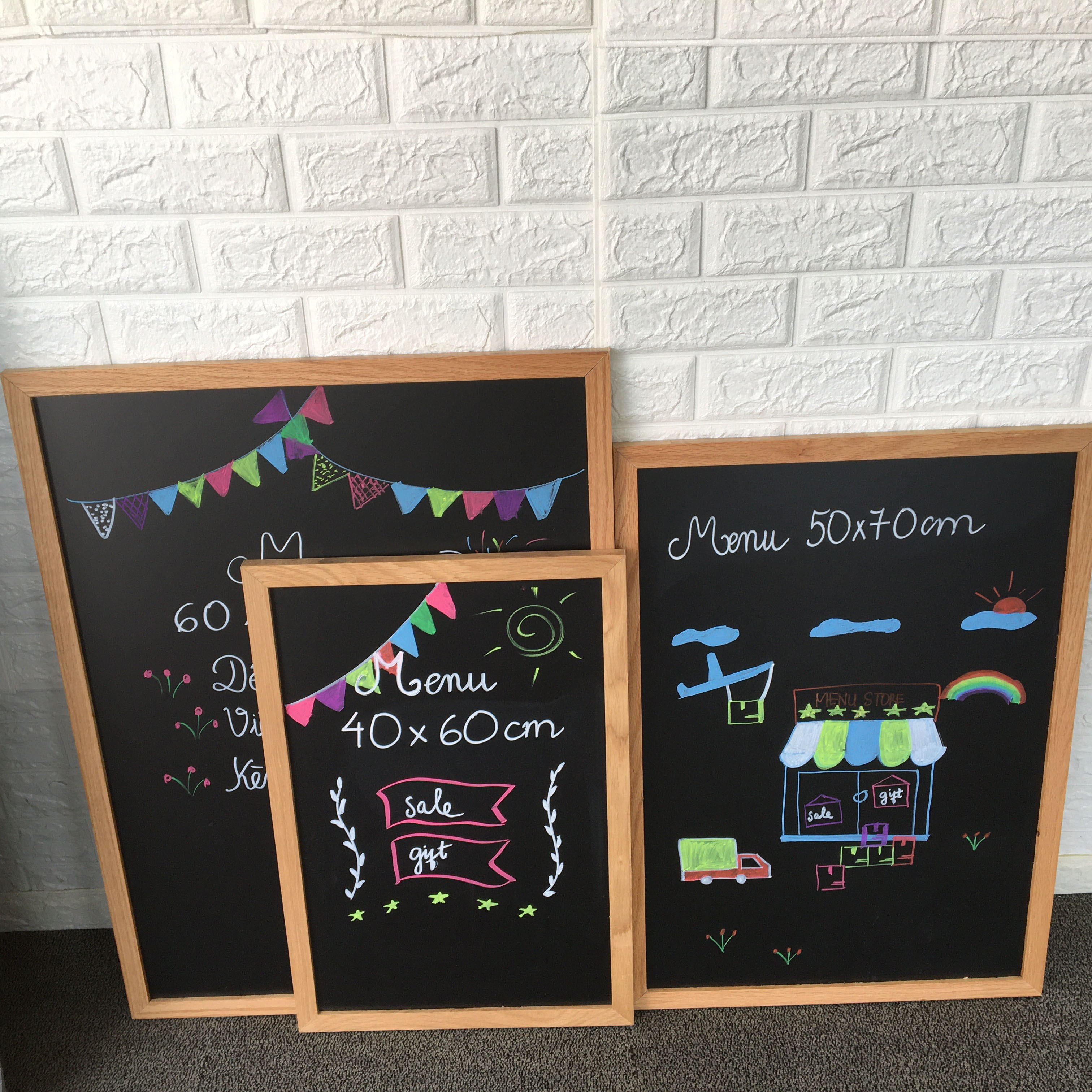 Bảng Menu treo tường size 40x60cm