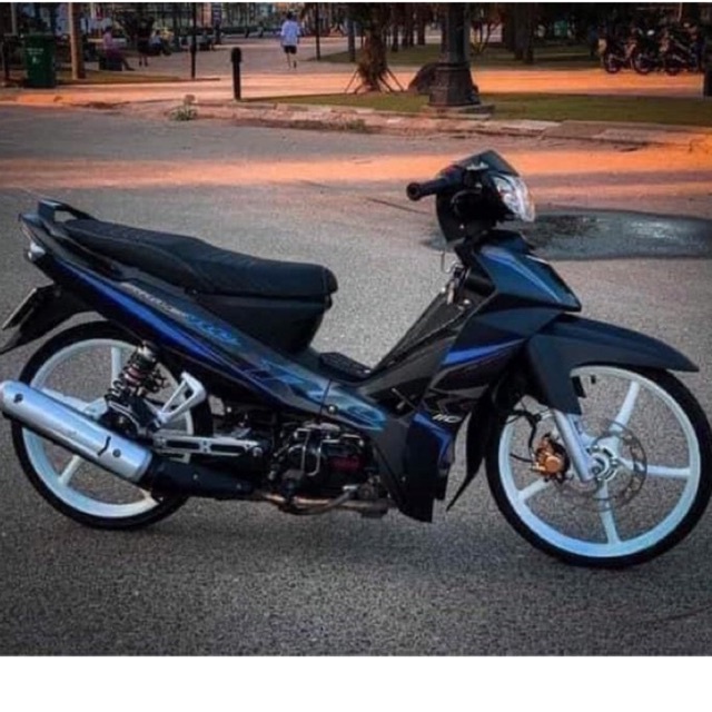 Tem sirius rc 110 xanh đen cao cấp
