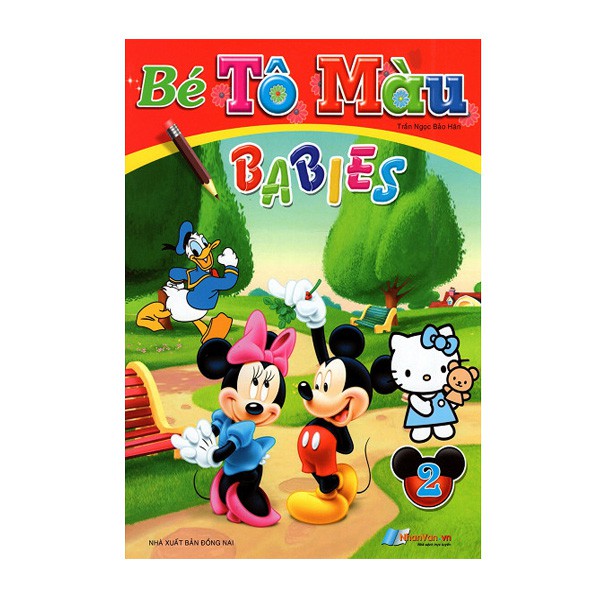 Sách - bé tô màu babies - tập 2 - 8935072893477