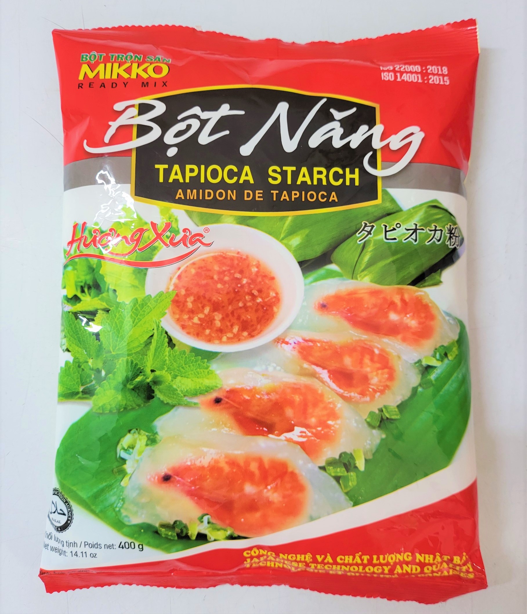 [Túi 400g] BỘT NĂNG Hương Xưa [VN] MIKKO Tapioca Starch (halal)