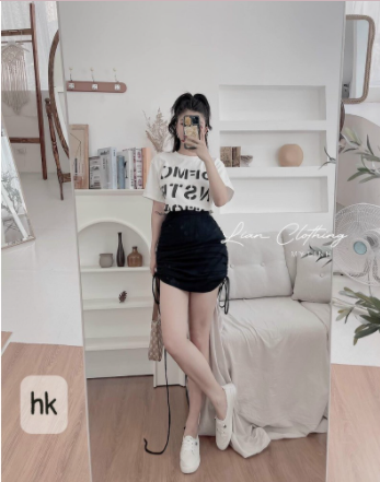 Váy dây rút 2 bên nữ