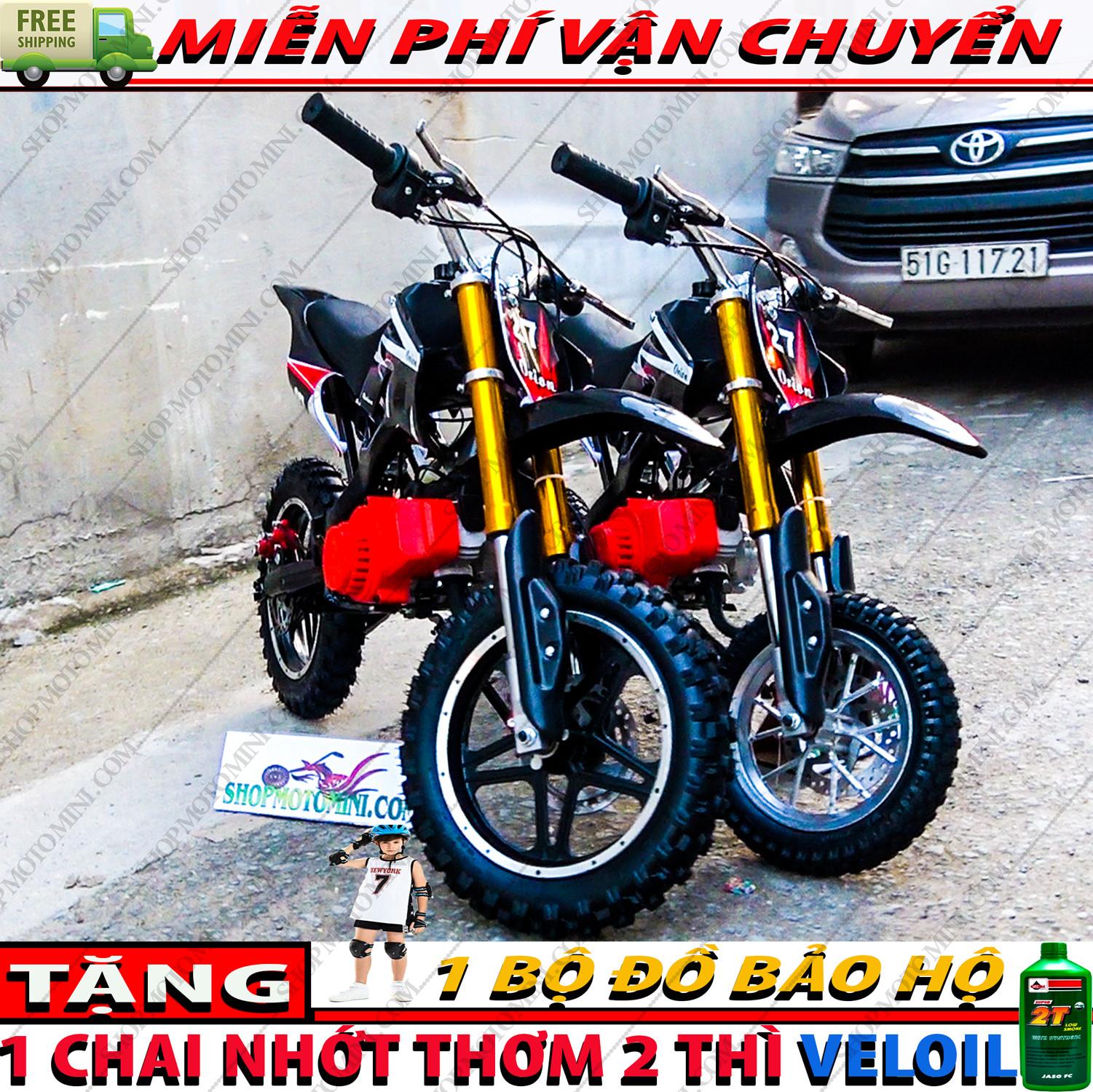 Mua Cao cao mini 50cc ( bánh to ) | xe moto mini 2 thì gắn máy cắt cỏ 2 thì xăng pha nhớt trẻ em
