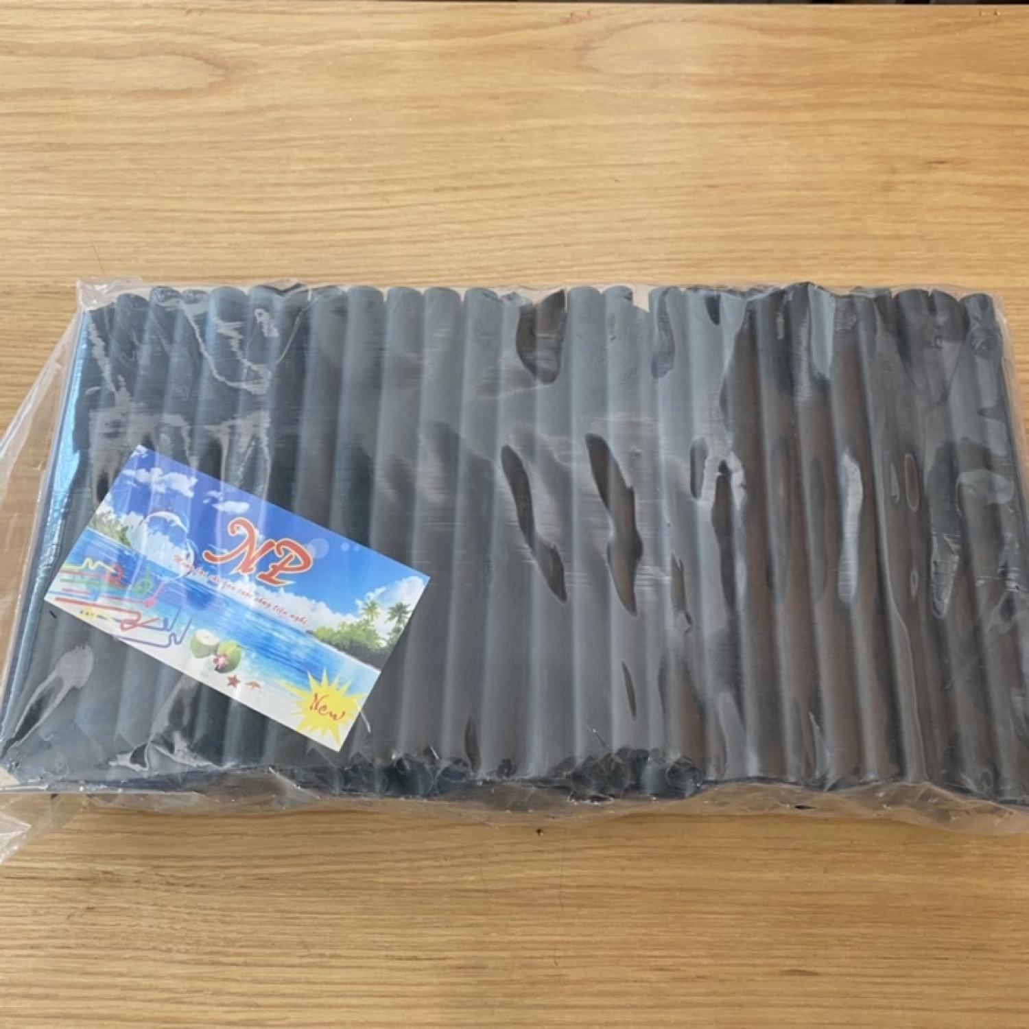 Ống Hút Đen Ngắn Trà Sữa Phi 12 Bịch 500g