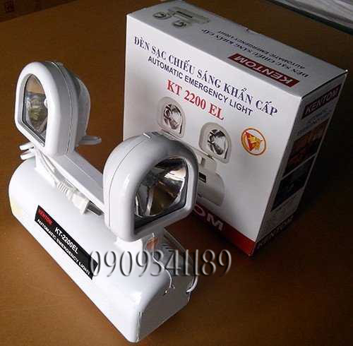 [HCM]Đèn sạc chiếu sáng khẩn cấp Kentom KT2200EL