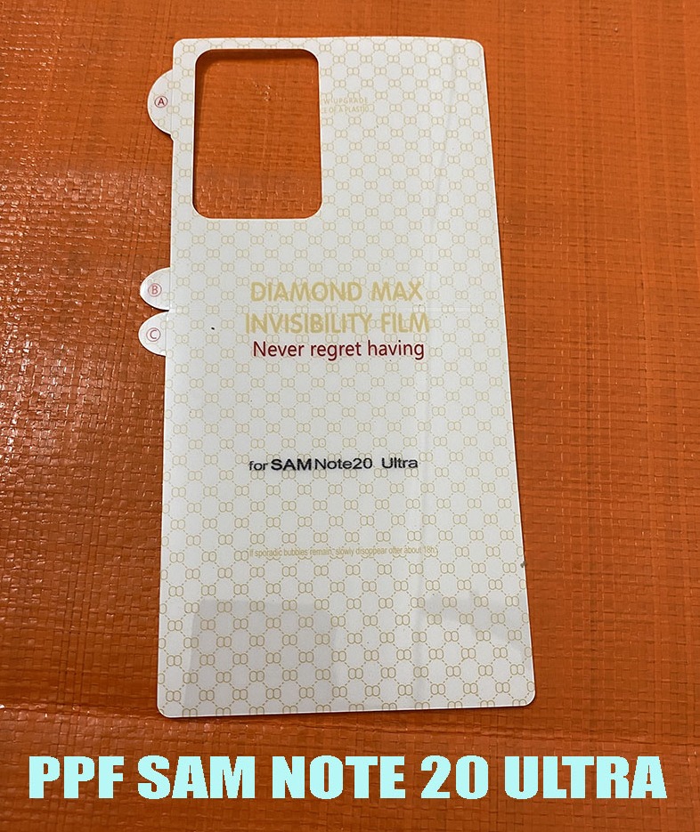 Miếng Dán PPF DẺO BÓNG - NHÁM Chống Vân Tay Samsung NOTE 20 ULTRA