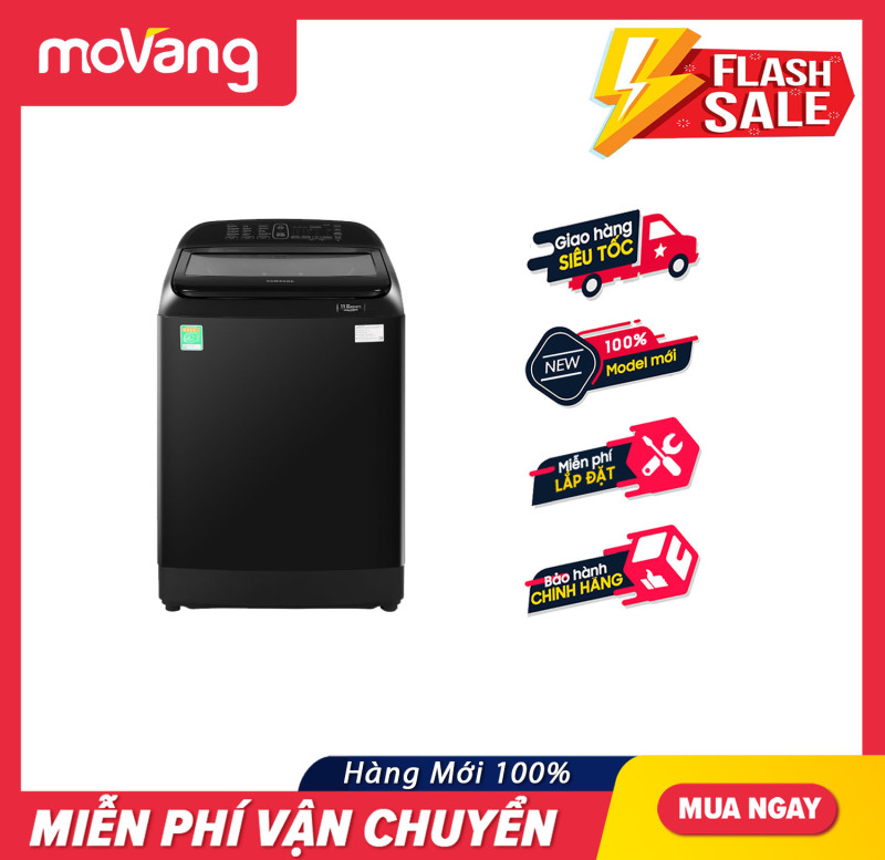 Máy giặt Samsung Inverter WA12T5360BV/SV 12kg - công nghệ inverter tiết kiệm điện, khóa trẻ em, chế độ vệ sinh lồng giặt,...- bảo hành 24 tháng chính hãng