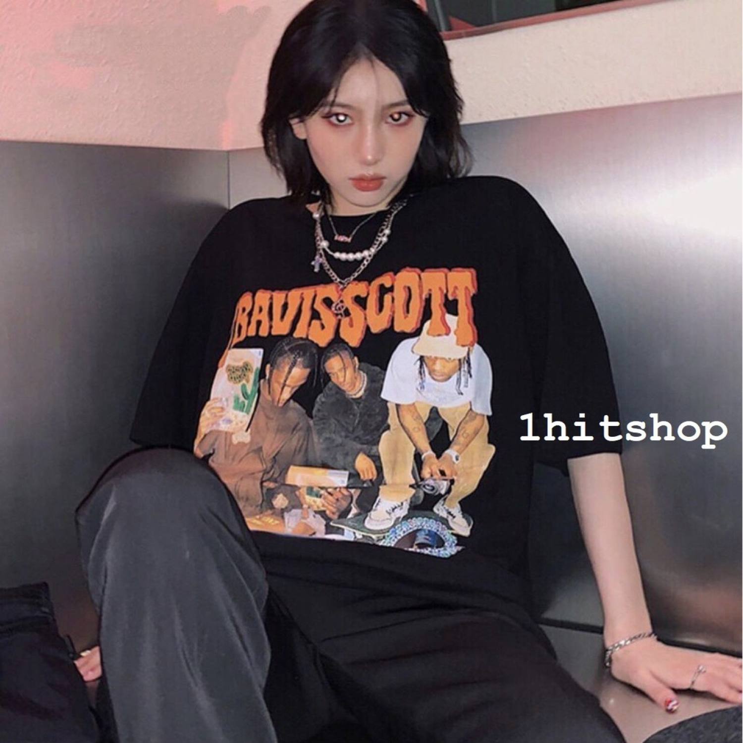 Áo Thun Tay Lỡ TRAVIS SCOTT HARI