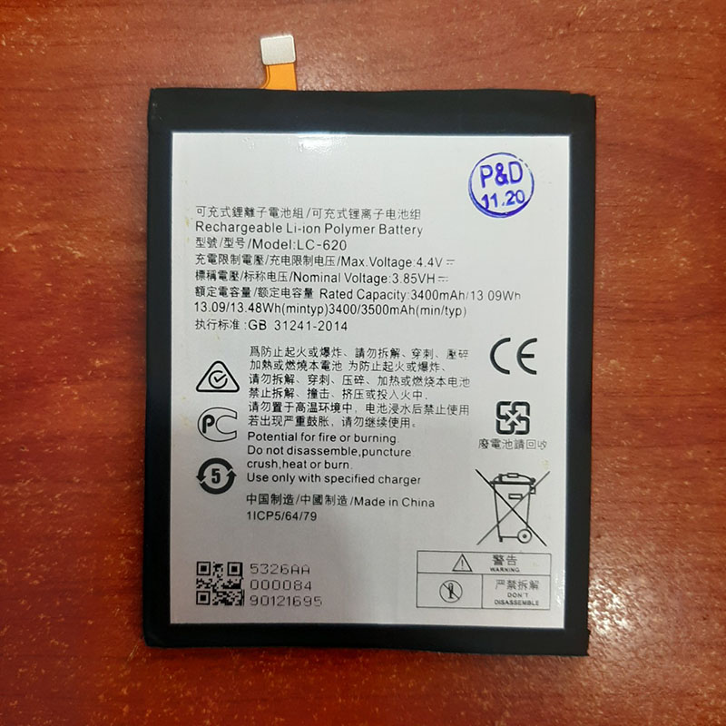 Pin dành cho Nokia 7.2 LC-620 dung lượng 3500mAh (Trắng)