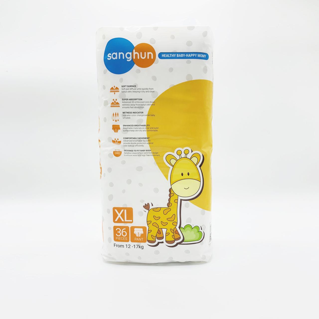 Bỉm – Tã quần Sanghun cho bé (6-23kg)