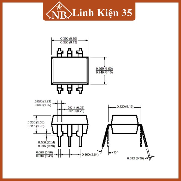 IC MOC3061 DIP6 6 chân cắm