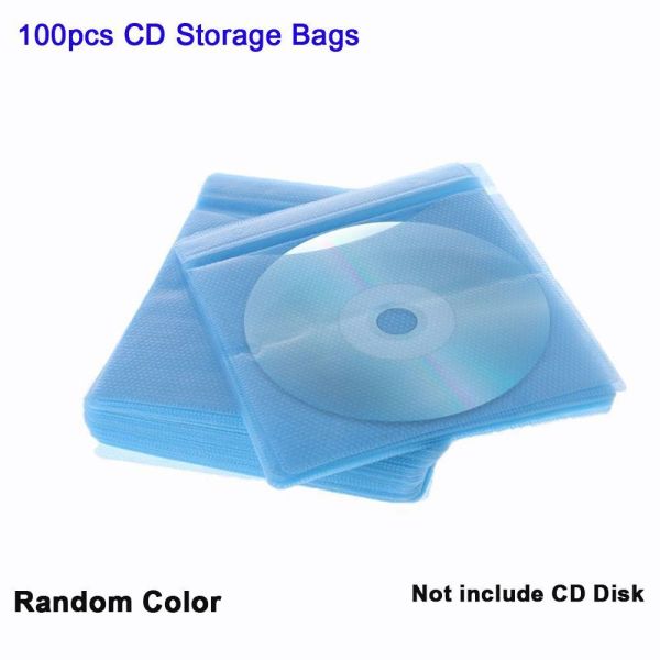 Bảng giá RETROGAL 100 cái / gói Phong bì Giá đỡ đĩa CD Hai Bảo vệ tay áo Túi PP Hộp đựng CD DVD Túi lưu trữ Phong Vũ