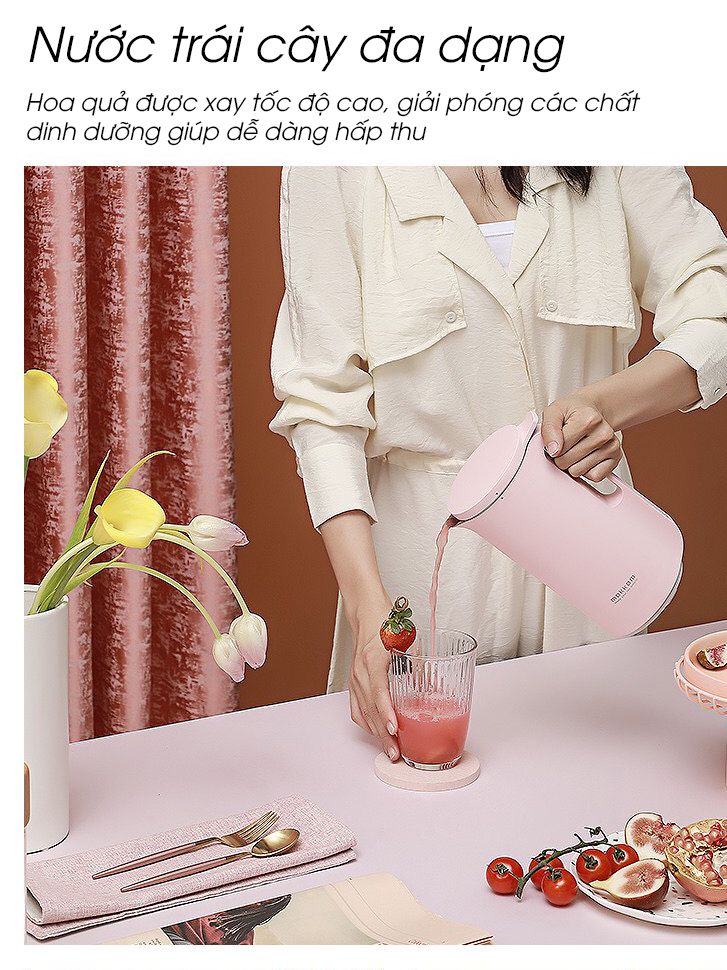 Máy Làm Sữa Hạt Mokkom 240A Đa Năng