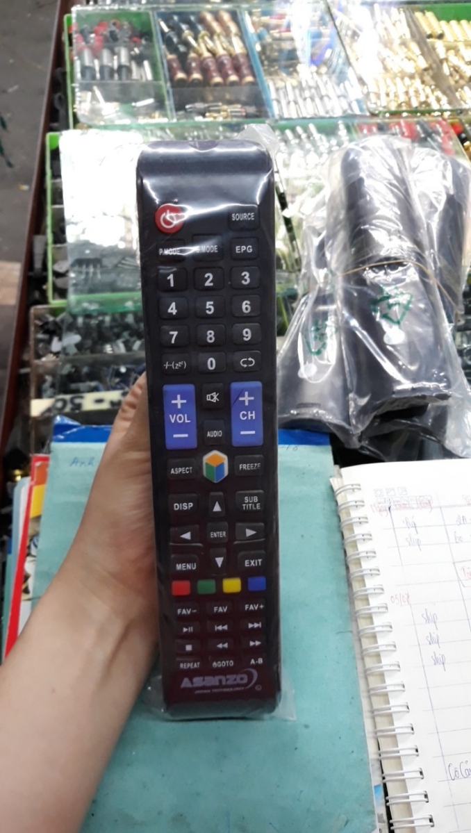 Khiển tivi Asanzo smat