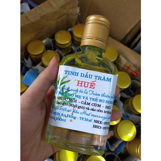 Sỉ 1Lít -Tinh dầu tràm Huế nguyên chất (2 chai 500ml)