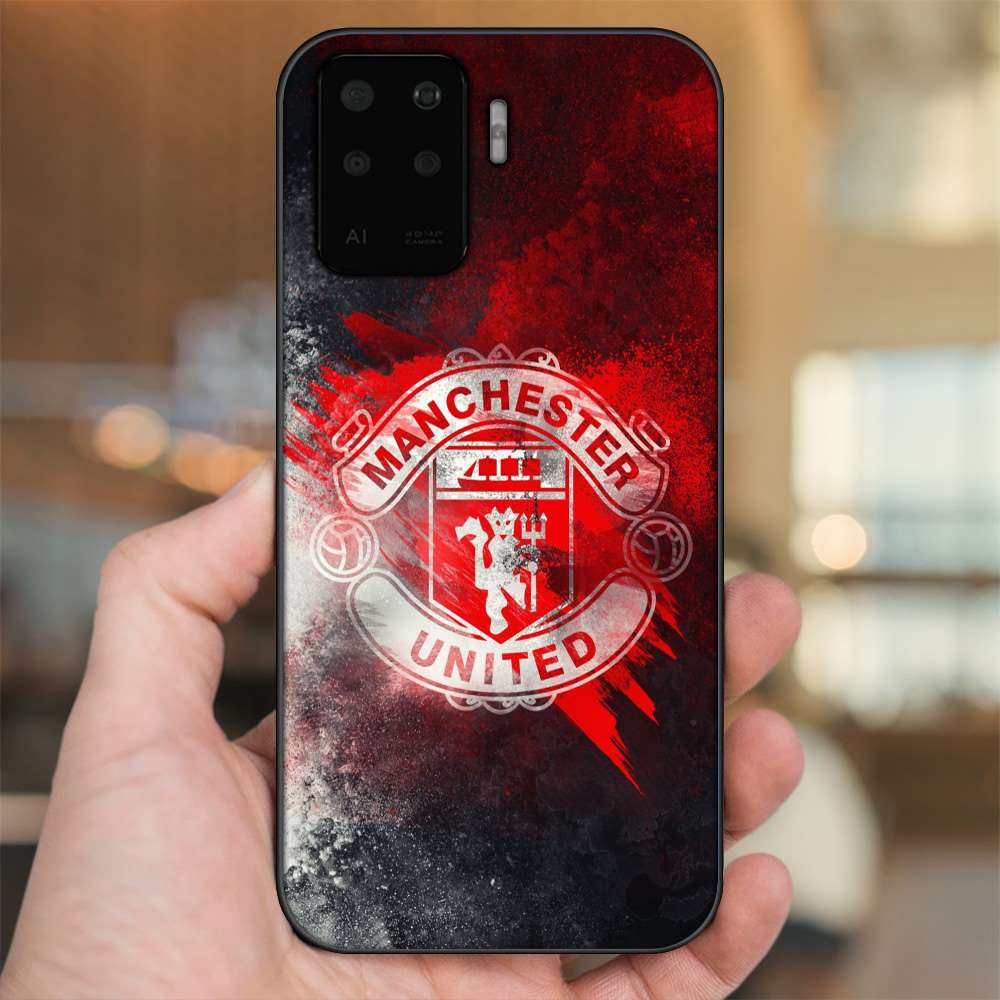Ốp lưng Oppo A94 viền đen in hình MU Manchester United