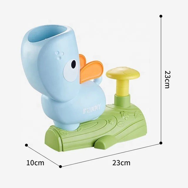 Cute colorful duck flying saucer toy for improving kid's outdoor, indoor and interactive activities