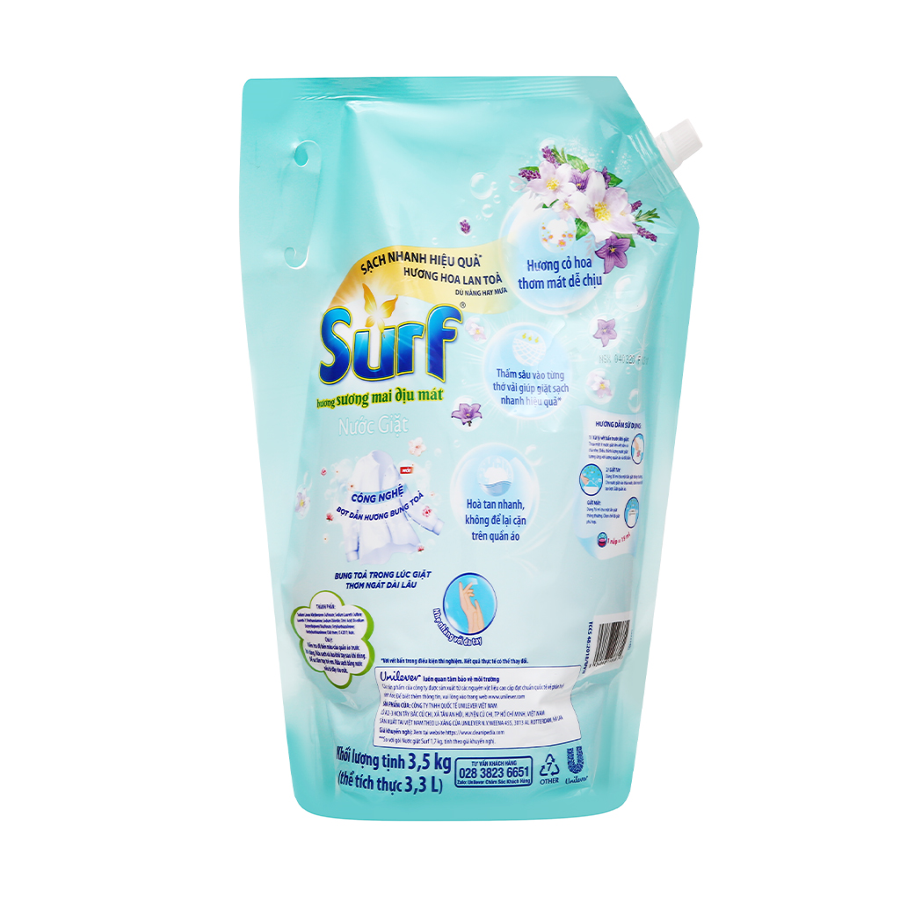 NƯỚC GIẶT SURF 3.5KG