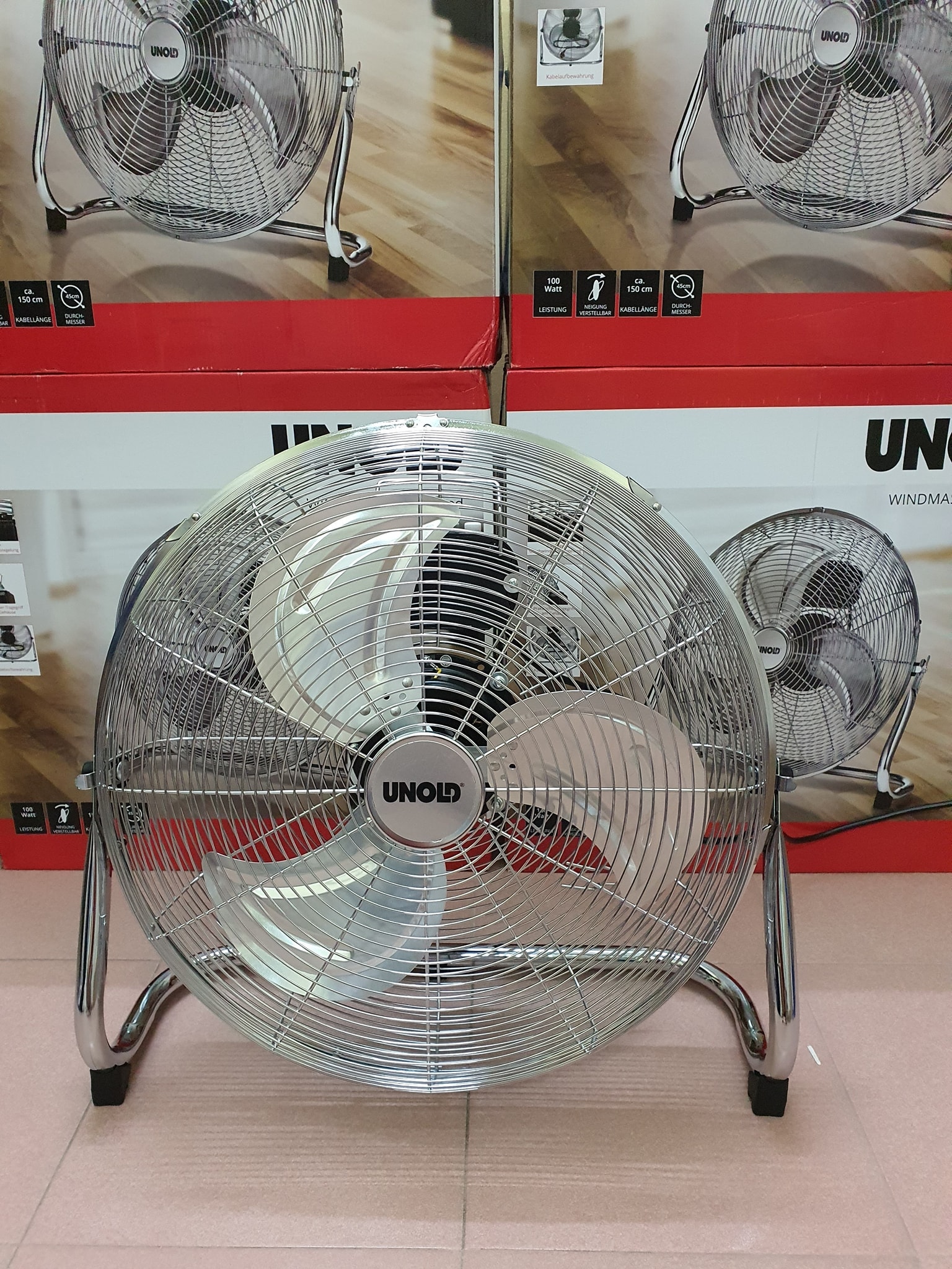 [HCM]QUẠT SÀN UNOLD 86756 (đường kính 45cm)