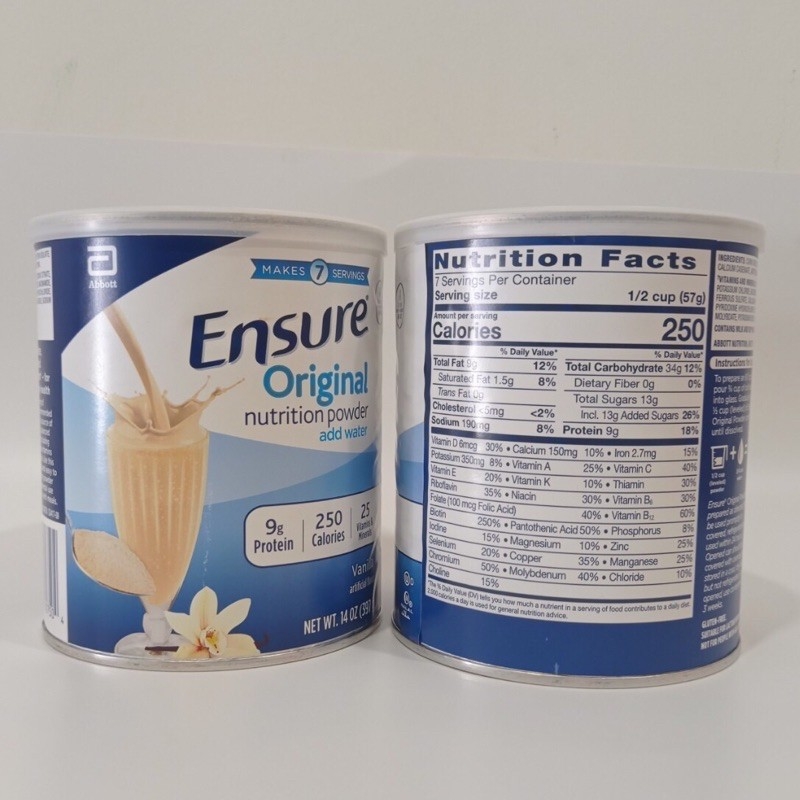SỮA ENSURE NHẬP KHẨU MỸ LON 397G
