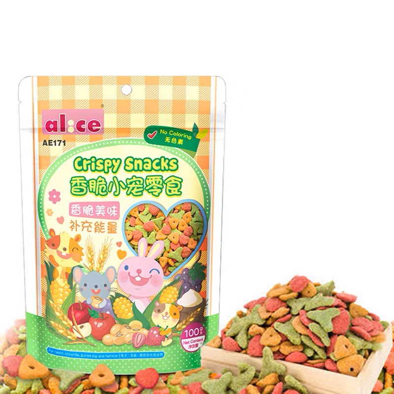snack rau củ Alice dành cho mọi loại thú cưng (hamster / thỏ / bọ / sóc / gerbil / fat tail,..) - T3 PETS SHOP
