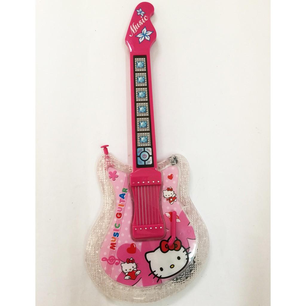 ĐỒ CHƠI TRẺ EM ĐÀN GUITAR HELLO KITTY CÓ 2 MÀU