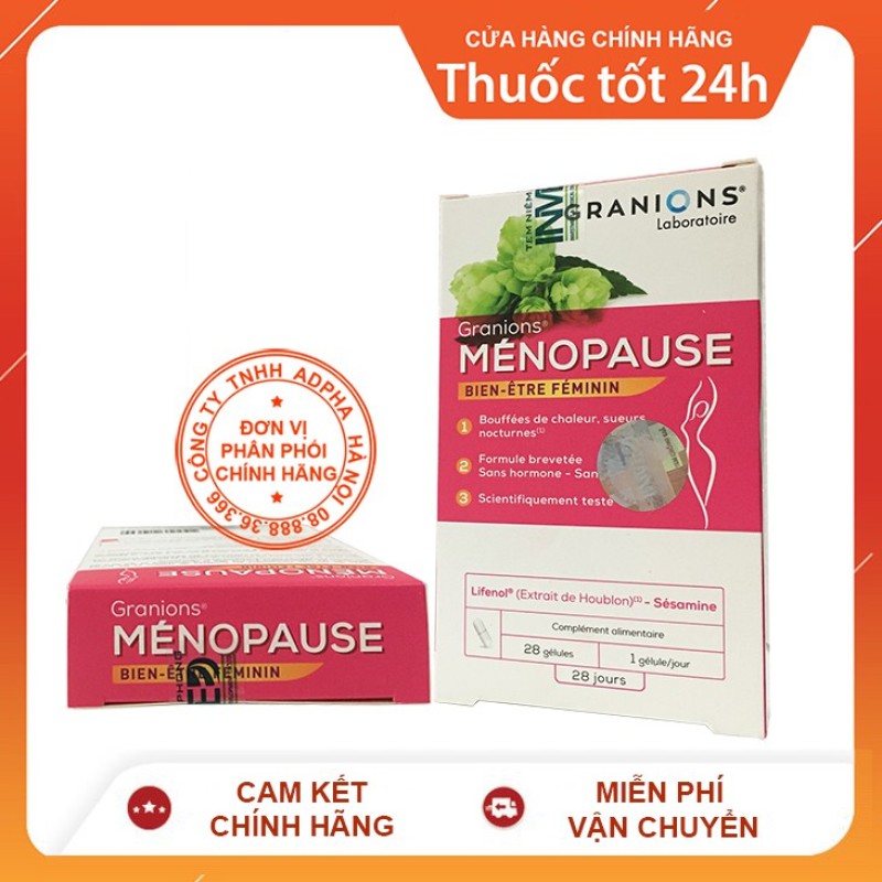 [Lấy mã giảm thêm 30%] Granions Menopause - Xóa tan nỗi lo tiền mãn kinh nhập khẩu