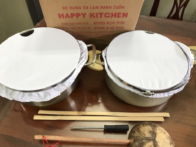 Bộ dụng cụ làm bánh tráng, bánh cuốn