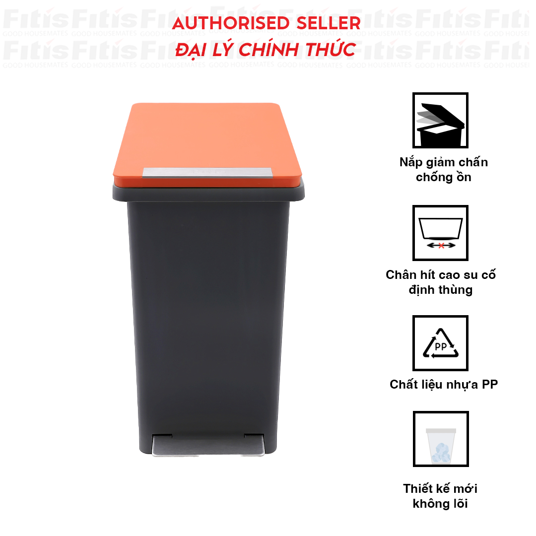 Thùng Rác Fitis Compact Bin (10L)