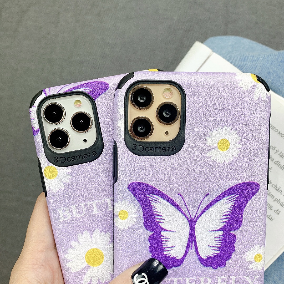 Ốp Lưng Da IMD Butterfly