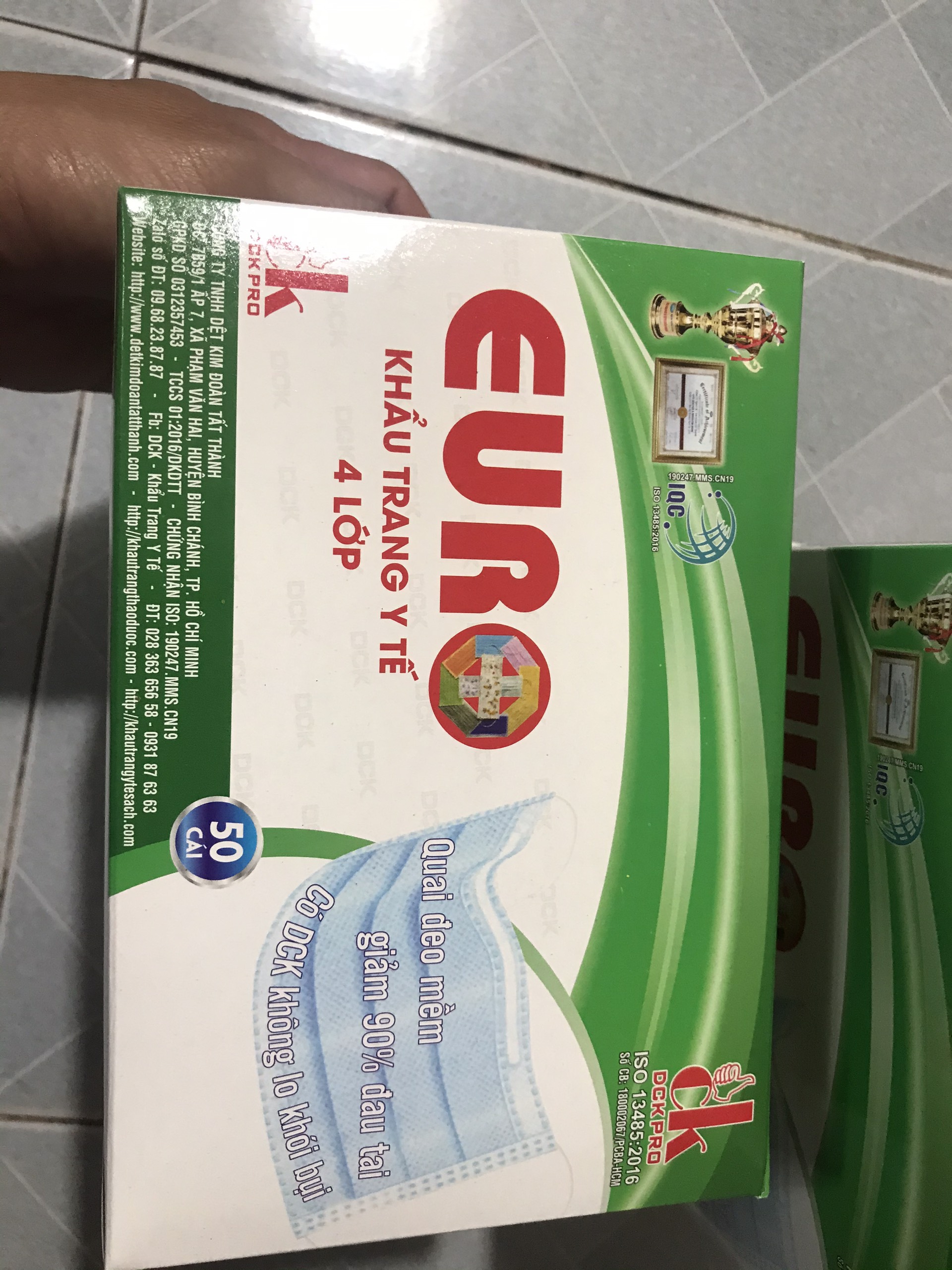 KTYT Euro (50 cái, 4 lớp)