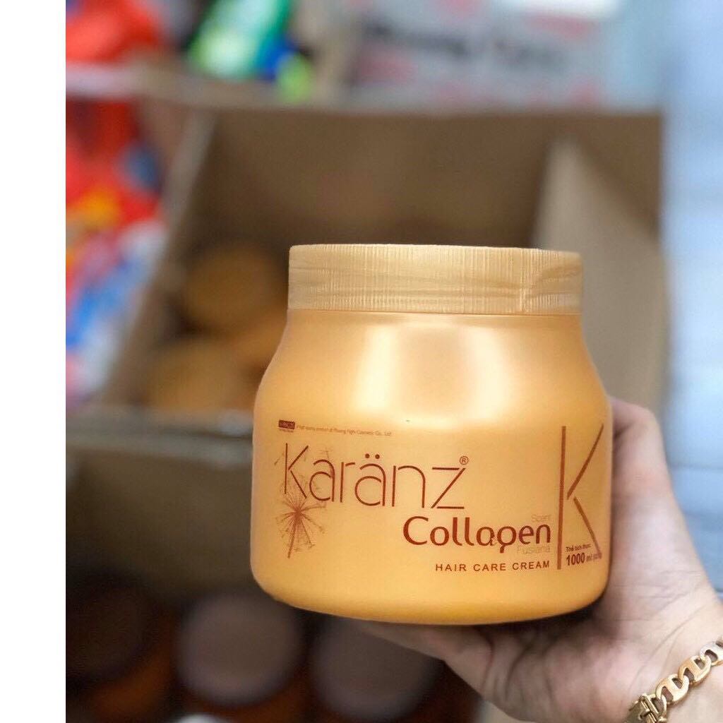 Hấp ủ tóc KARANZ 1000ml (collagen/ dừa/ bơ/ cherry)