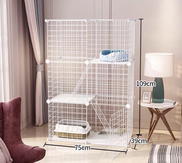 Combo chuồng mèo 3 tầng - lắp ghép thông minh .
