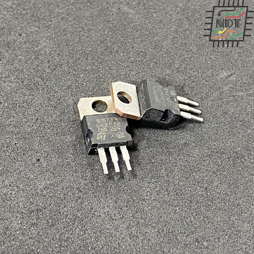 1 Chiếc Mosfet 80nf70 (Mosfet Tháo Máy Lưng Đồng)