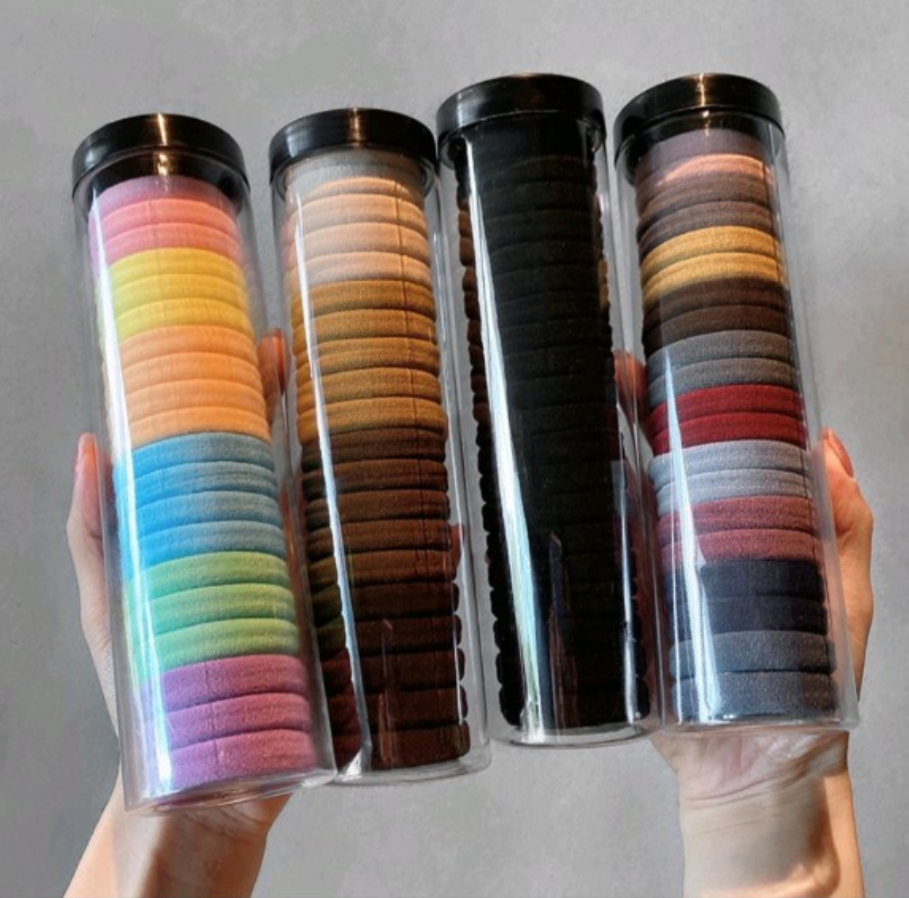 Combo 20 dây buộc tóc kèm hộp đựng phong cách Hàn Quốc