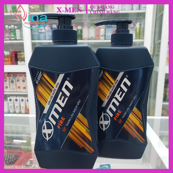 [HCM]Dầu Gội Nước Hoa XMen Fire Active - Thơm Mạnh Mẽ (650g)