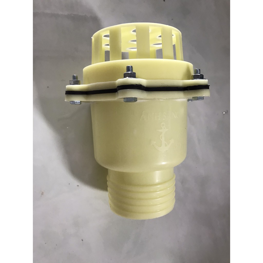 Luper máy bơm nước nhựa vàng phi 40, phi 50, phi 60