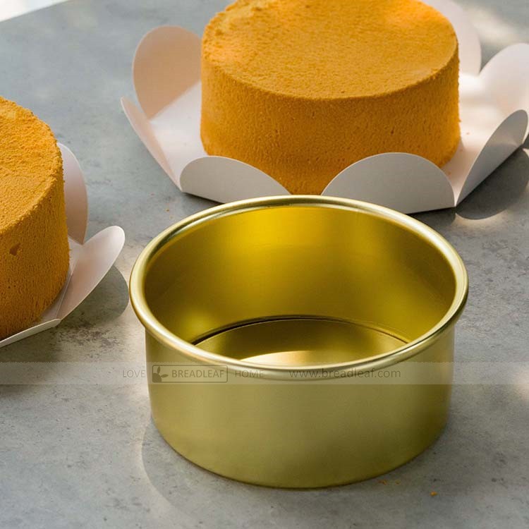 Khuôn Nhôm Vàng 8" Đế Rời Breadleaf