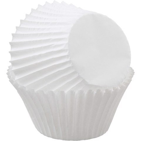 300 chén giấy cupcake trắng số 12 ( 12 cm x 3.8 cm ) hàng Nhập