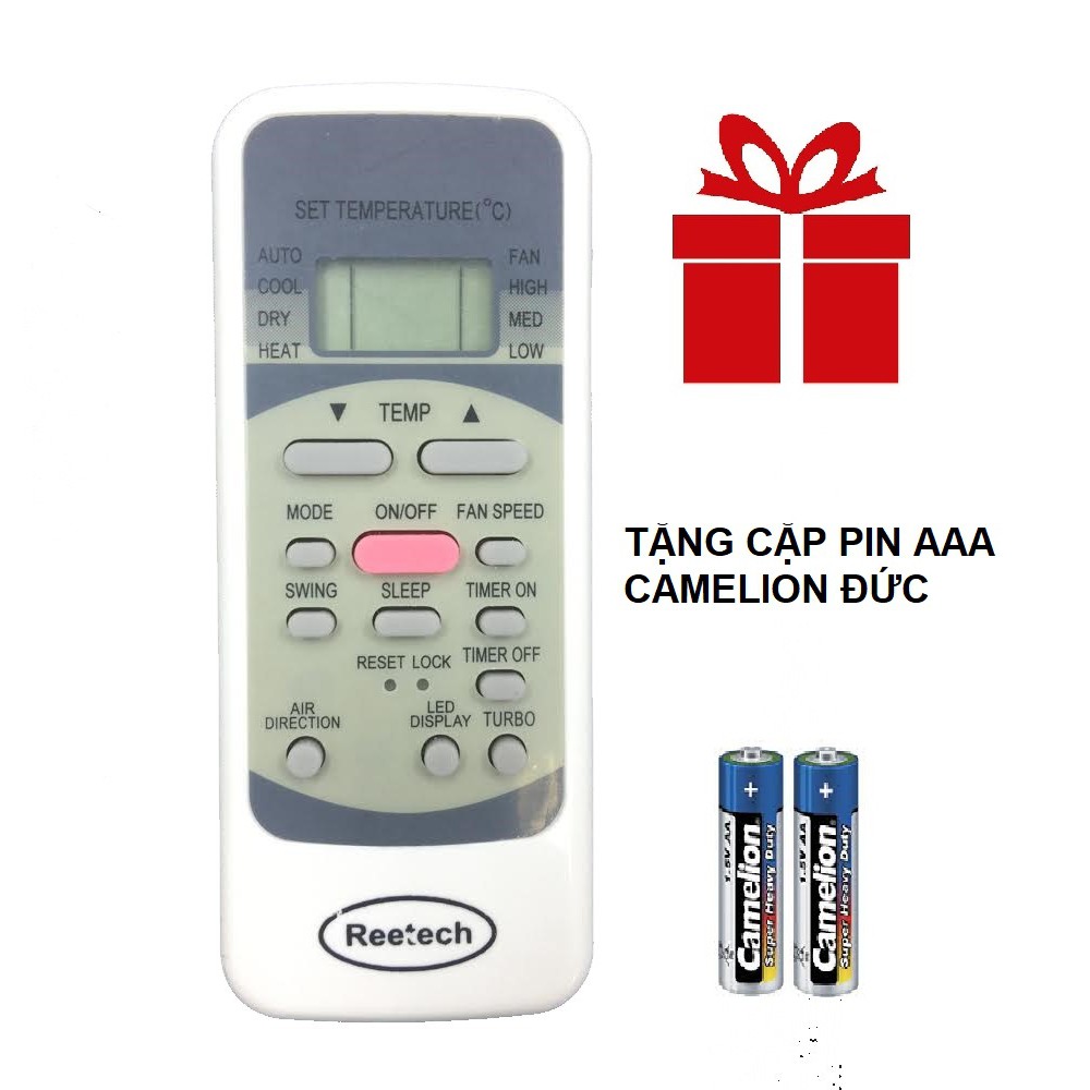 Remote máy lạnh reetech r51m/e - điều khiển điều hòa reetech r51m/e