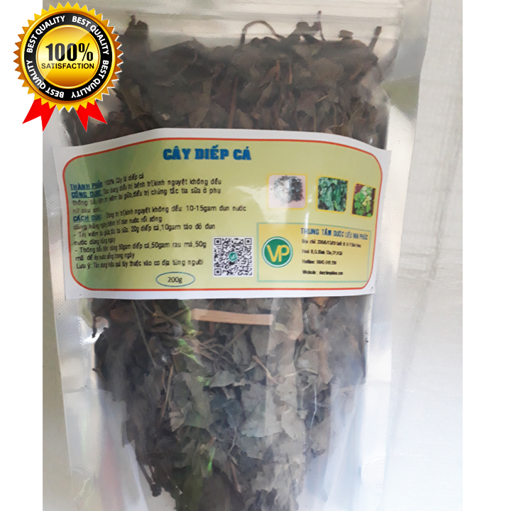 Lá diếp cá sấy khô 1kg - hảo hạng