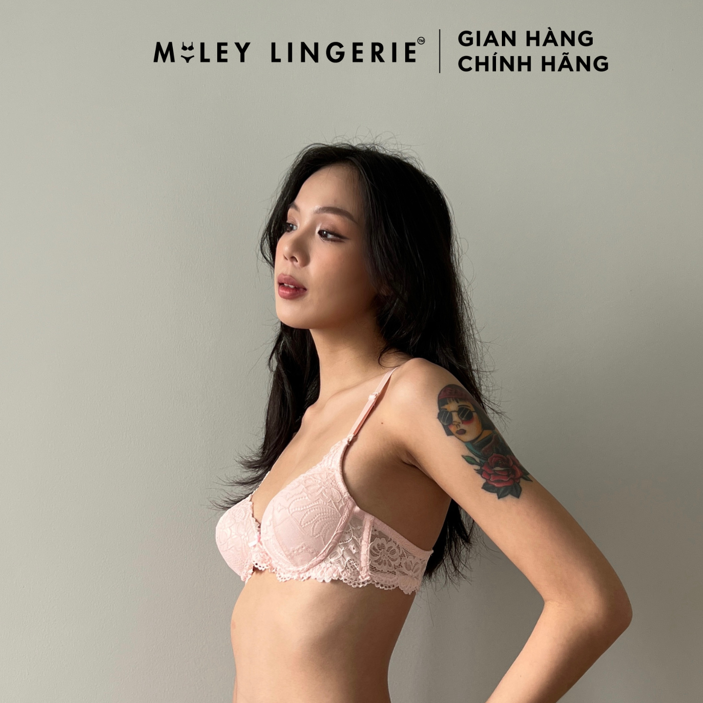 Miley Lingerie Soft Lace Bra