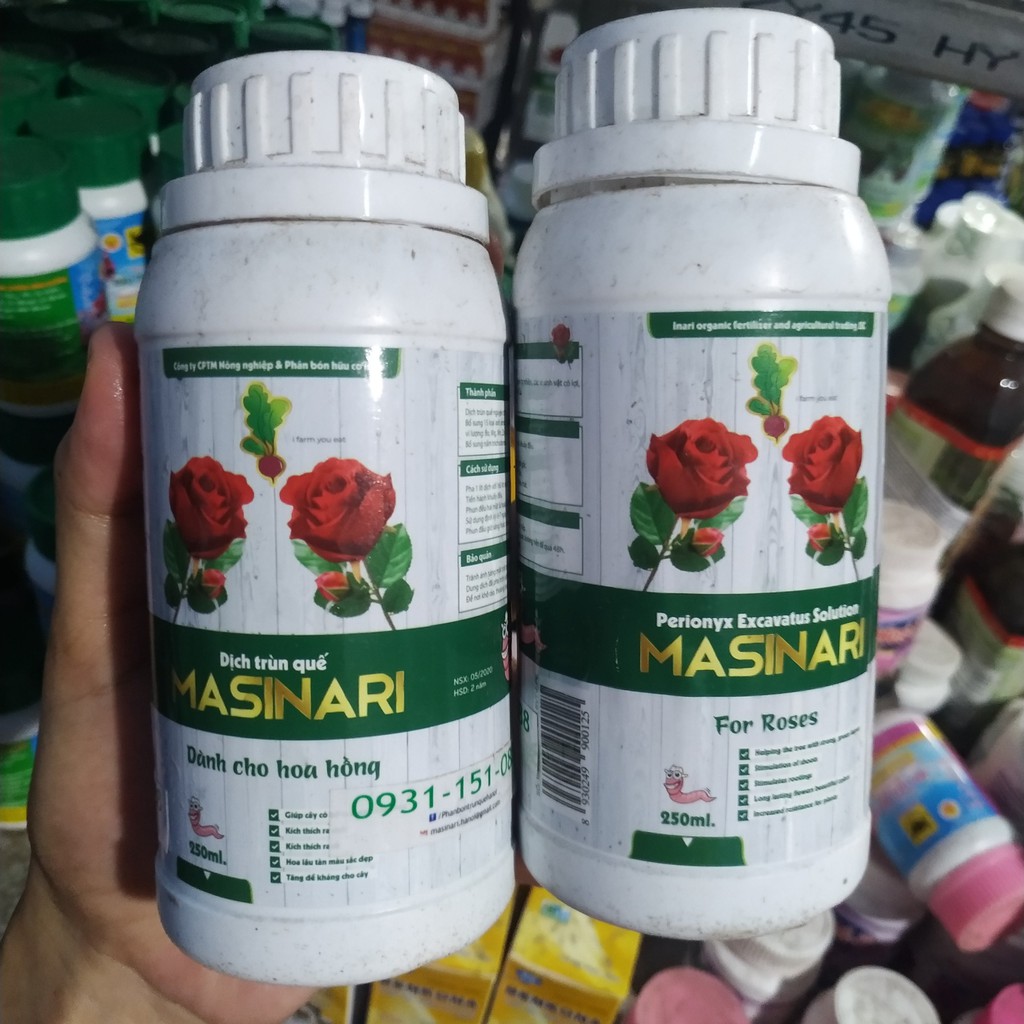 Dịch trùn quế Masinari chai 250 ml