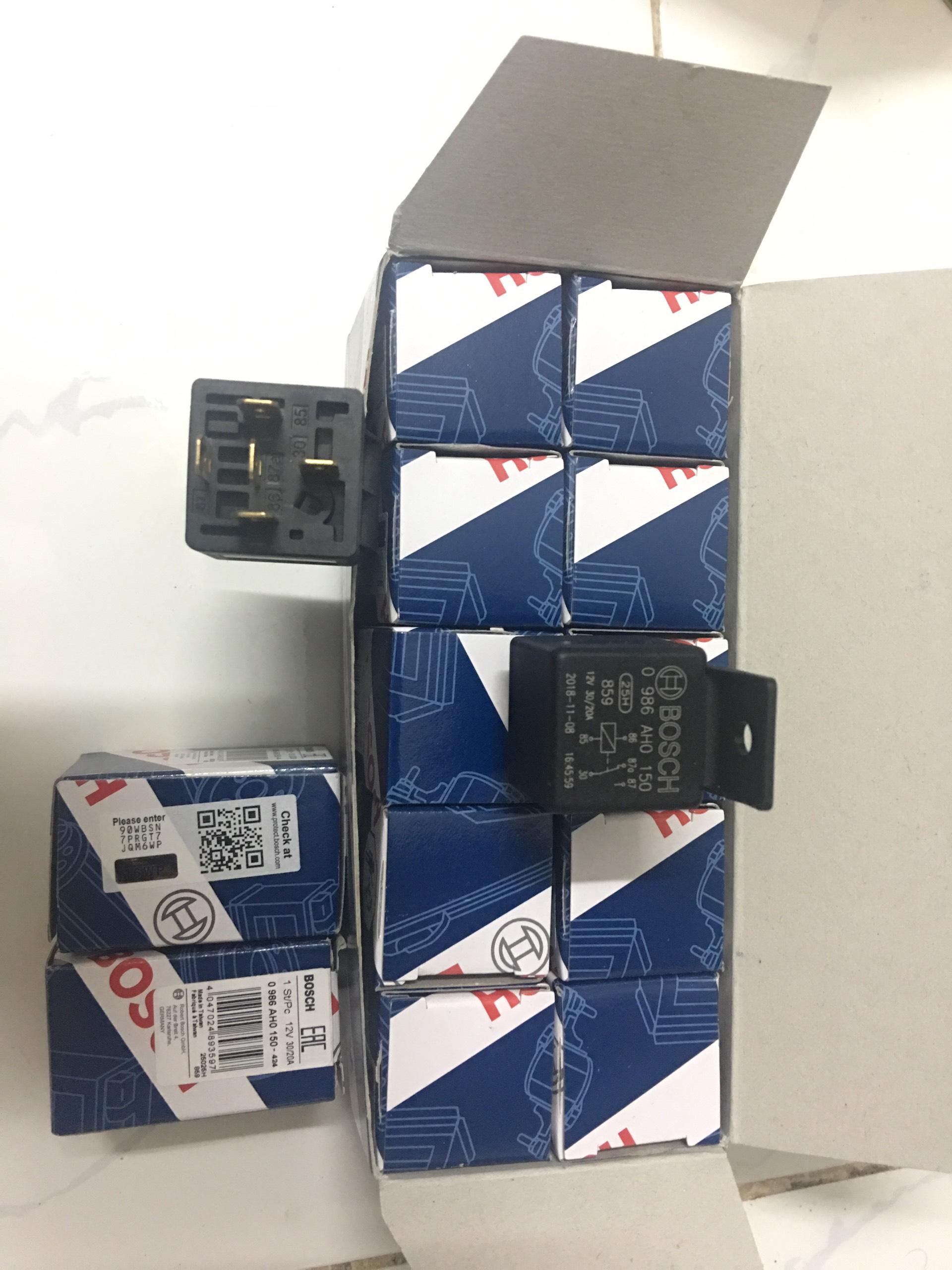 Rờ le Relay 5 chân 12v 30A BOSC+zac xịn