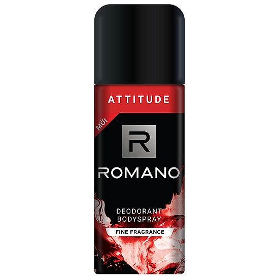 [HCM]Xịt khử mùi toàn thân Romano Attitude 150ml