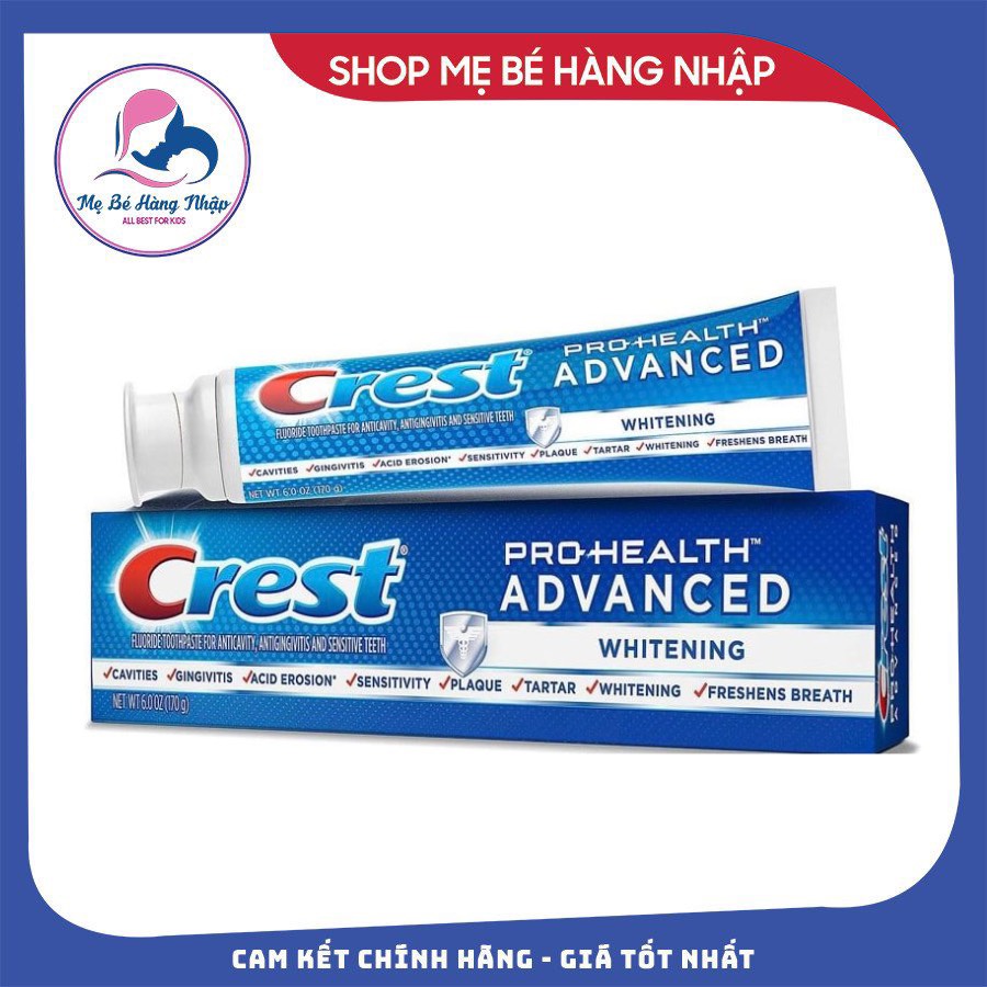 Kem đánh răng crest pro health advanced-500g