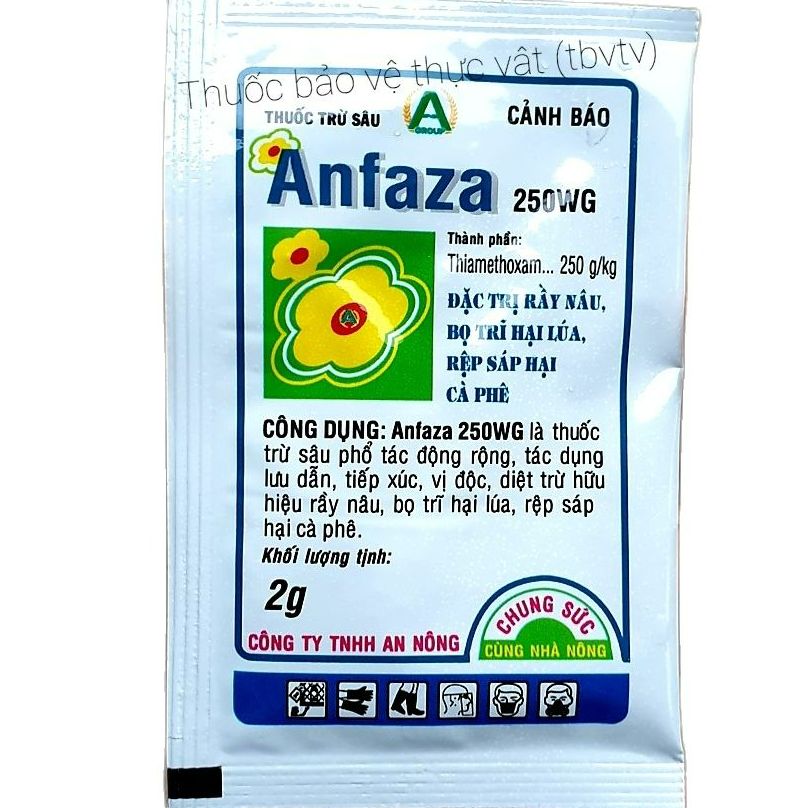 💎 Thuốc trừ sâu Anfaza 250WG (2gr)💖 ĐẶC TRỪ: Rầy Nâu, Bọ Trĩ, Rệp Sáp