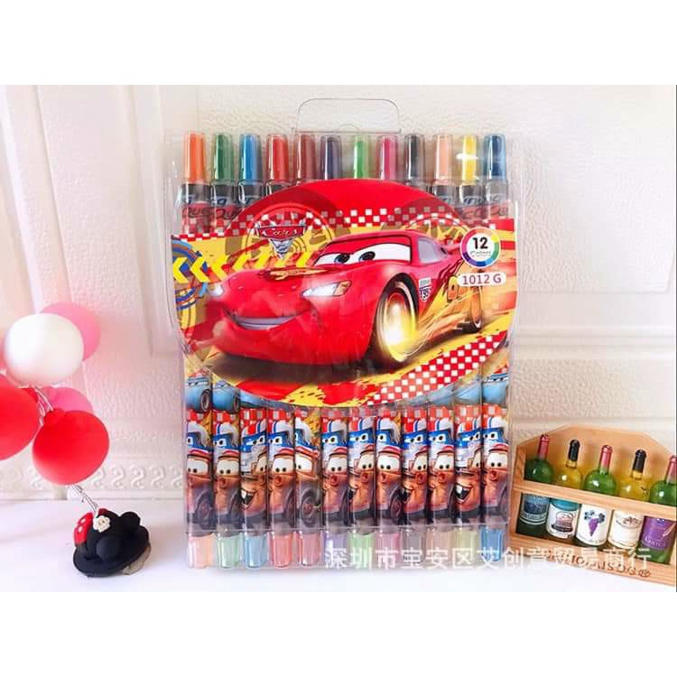 Sáp Vặn 12 Màu Dài Rolling Crayon 12 Màu (2525-12) ( Bé Trai, Bé Gái )