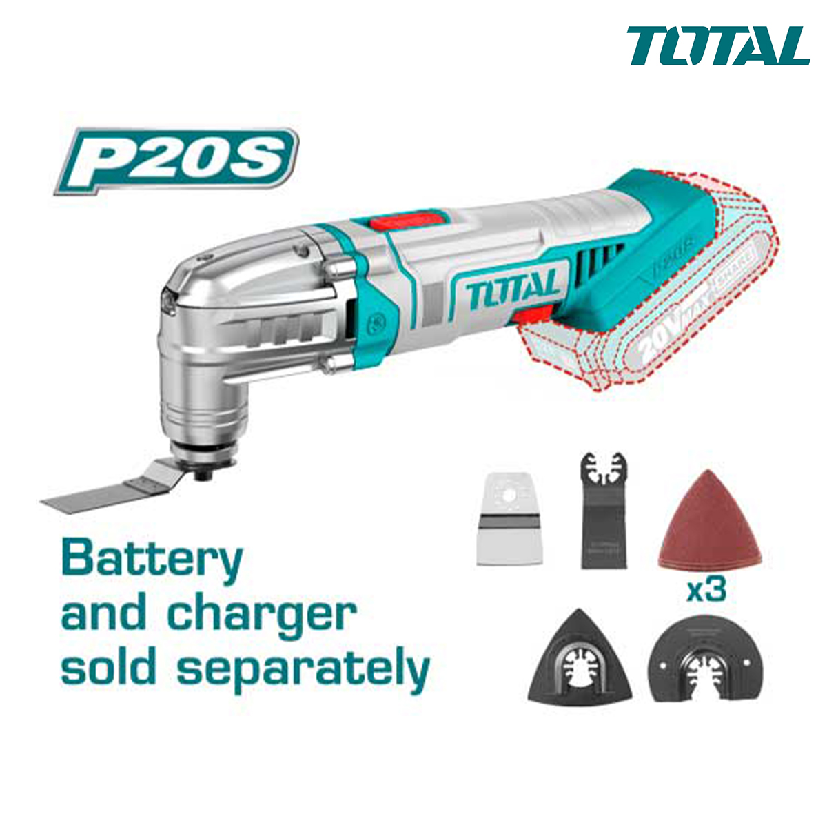 Máy cắt gọc đa năng dùng pin 20V
